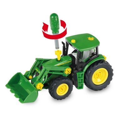 Игровой набор - конструктор Трактор с прицепом John Deere Theo Klein 3906