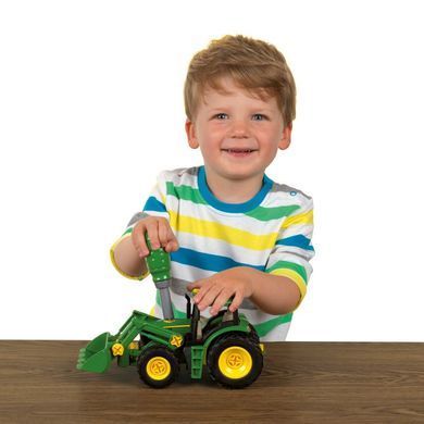 Игровой набор - конструктор Трактор с прицепом John Deere Theo Klein 3906