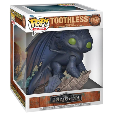 Игровая фигурка Беззубик на скале (#1792) серии Как приручить дракона Toothless Funko POP Deluxe 86140