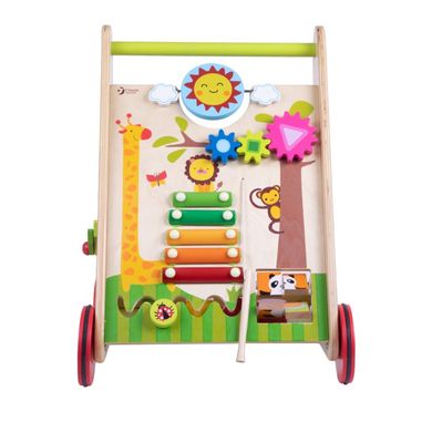 Детские ходунки-каталка с бизибордом Learning Walker Classic World CW3326