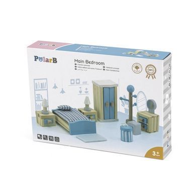 Комплект мебели PolarB для спальни кукольного домика Viga Toys 44035