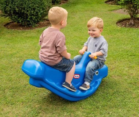 Трехместная детская качель Кит Blue Whale See Saw Teeter Totter Little Tikes 4879