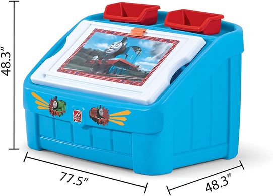 Комод для игрушек паровозик Томас 2 в 1 Toy Box & Art Lid Step2 849000