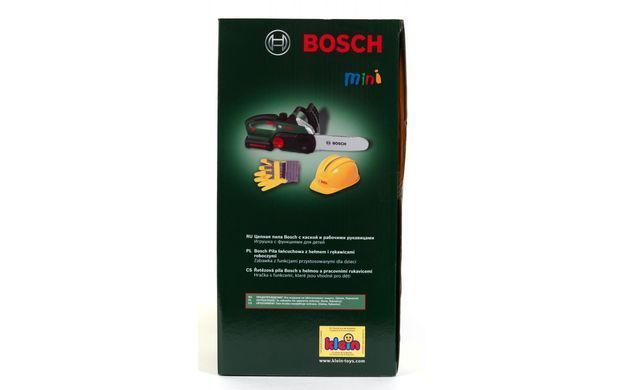 Ігровий набір Ланцюгова пила зі шлемом та рукавичками Bosch mini Theo Klein 8456