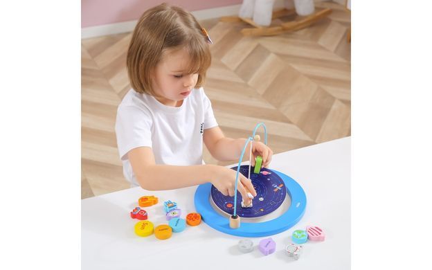 Настольная деревянная игра-балансир Космос Viga Toys Balancing Game Space 44580
