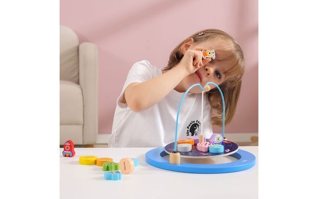 Настольная деревянная игра-балансир Космос Viga Toys Balancing Game Space 44580