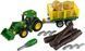 Игровой набор - конструктор Трактор с прицепом John Deere Theo Klein 3906