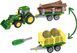 Игровой набор - конструктор Трактор с прицепом John Deere Theo Klein 3906
