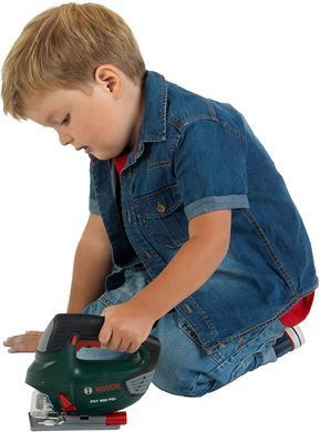 Детский электролобзик для дерева Bosch mini Jigsaw Theo Klein 8379 свет, звук