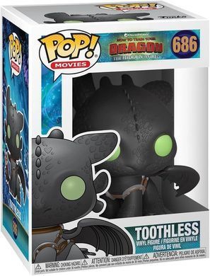 Вінілова фігурка Беззубик (#686) серія Як приборкати дракона Toothless Funko POP Movies 36355