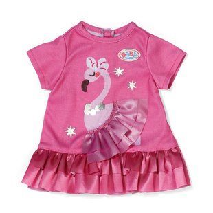 Одяг для ляльки Baby Born Сукня з фламінго (43 см) Zapf Creation 839423