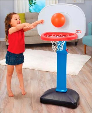 Дитяча складна баскетбольна стійка (76-121 см) з м'ячем TotSports Basketball Set Little Tikes 620836