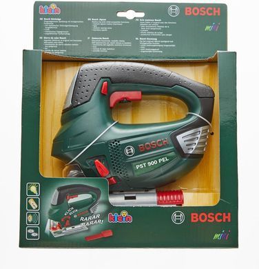Детский электролобзик для дерева Bosch mini Jigsaw Theo Klein 8379 свет, звук