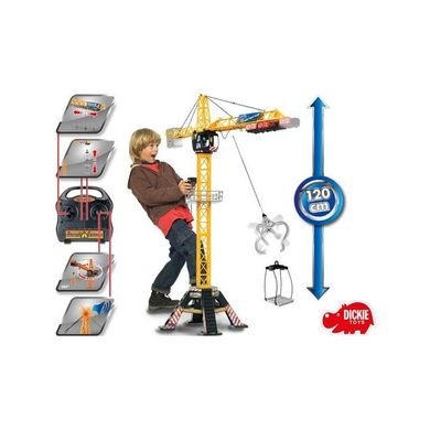 Мега кран на дистанційному керуванні (120 см) Mega Crane Dickie Toys 3462412 (1139012)