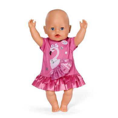 Одежда для куклы Baby Born Платье из фламинго (43 см) Zapf Creation 839423