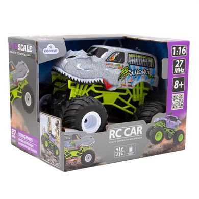 Уцінка Позашляховик на радіокеруванні Dinosaur (1:16, 27MHz) Bigfoot Off-road Sulong Toys SL-360RHGR