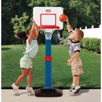 Дитяча складна баскетбольна стійка (76-121 см) з м'ячем TotSports Basketball Set Little Tikes 620836