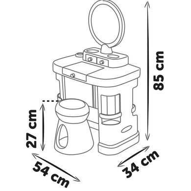 Ігровий набір Б'юті столик з набором косметики Beauty Dressing Table Smoby 320249