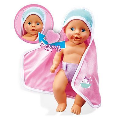 Пупс изменяющий цвет (30 см) New Born Baby Doll Dirty Baby Simba 5030006 от 3 лет
