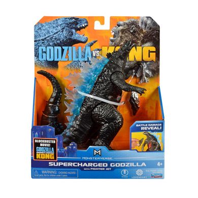 Уцінка Фігурка Godzilla vs. Kong Годзилла із суперенергією і винищувачем Playmates 35310