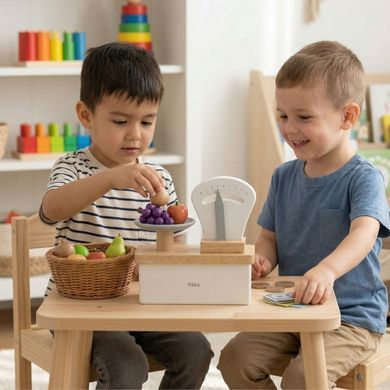Деревянные весы Монтессори Viga Toys 44526