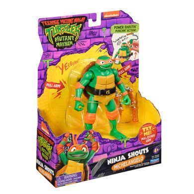 Игровая фигурка Movie III TMNT Ninja Shouts Микеланджело Playmates Toys 83353 со звуком
