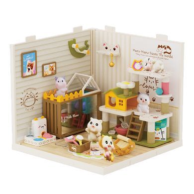 Конструктор-румбокс Зоомагазин Dreamy Bay Scene Mini House 8012 з LED-підсвіткою