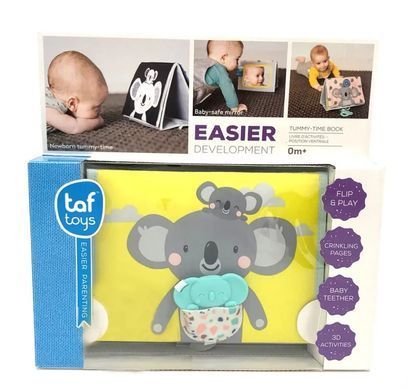 Розвиваюча перекидна книжка пригоди Коали Кіммі Tummy-Time Book Taf Toys 12395