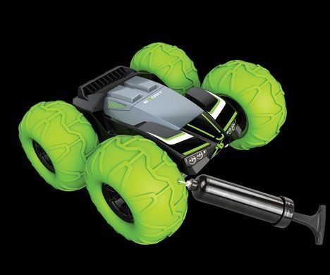 Уценка Трюковая машинка Exost 360 TORNADO на радиоуправлении (1:10, 2.4 GHz) Silverlit 20266-1 зеленая