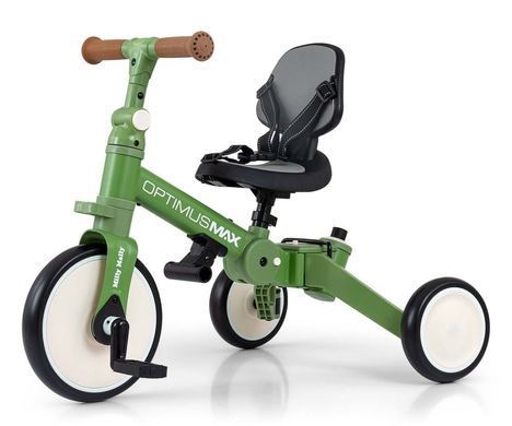 Складной трехколесный велосипед 5в1 Optimus Max Green Milly Mally MMOMX01GR