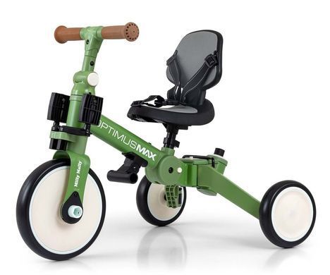 Складной трехколесный велосипед 5в1 Optimus Max Green Milly Mally MMOMX01GR