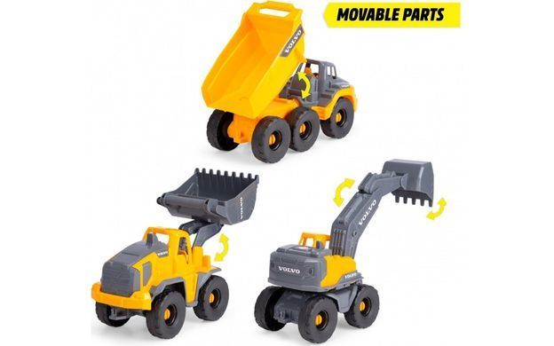 Игровой набор Volvo Строительная техника Dickie Toys 3725007