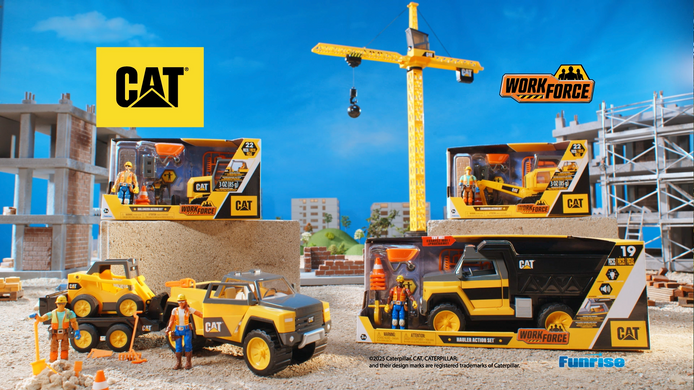 Игровой набор Грузовик CAT Workforce Hauler Action Set Funrise CAT 83458