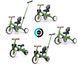 Складной трехколесный велосипед 5в1 Optimus Max Green Milly Mally MMOMX01GR
