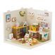 Конструктор-румбокс Зоомагазин Dreamy Bay Scene Mini House 8012 з LED-підсвіткою