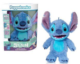 Інтерактивна м'яка іграшка Стіч Disney Stitch Palm Puppetronic by Real FX Wow! Stuff FX DIS-1037