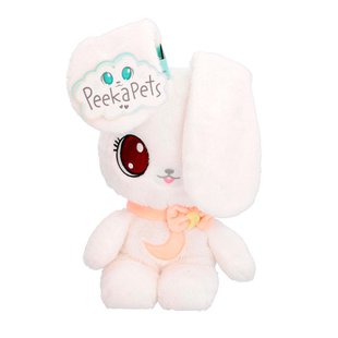 М'яка іграшка Peekapets Білий кролик (28 см) Bunny IMC Toys 906785