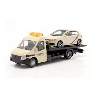 Металева машинка Bburago,Автоперевізник C Автомоделлю Vw Polo Gti Mark 5, 18-31403