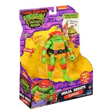 Ігрова фігурка Мovie III TMNT Ninja Shouts Рафаель Playmates Toys 83354 зі звуком