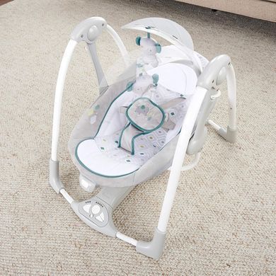 Компактная&nbsp;портативная детская качель-шезлонг 2 в 1 ConvertMe Swing-2-Seat Ingenuity 12055