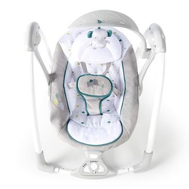 Компактная&nbsp;портативная детская качель-шезлонг 2 в 1 ConvertMe Swing-2-Seat Ingenuity 12055