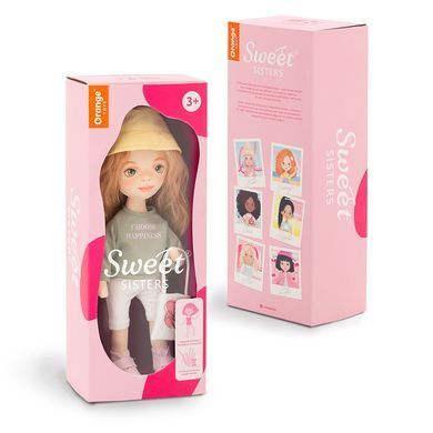 Мягкая кукла Санни в зеленой толстовке Sweet Sisters Orange Toys SS02-26 высотой 32 см