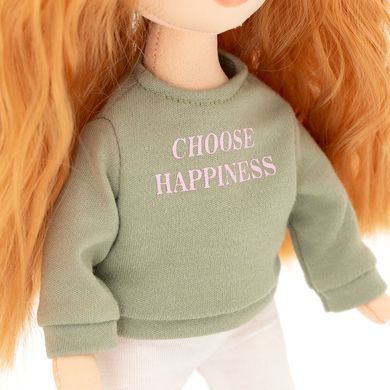 Мягкая кукла Санни в зеленой толстовке Sweet Sisters Orange Toys SS02-26 высотой 32 см
