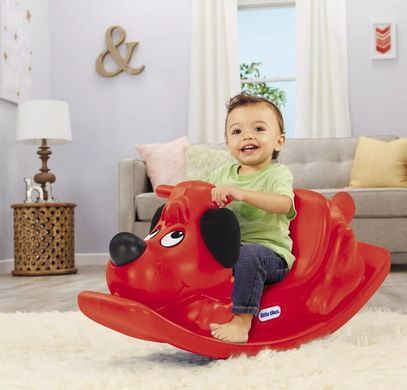 Качеля-качалка Собачка Rockin' Puppy Red Little Tikes 174254 красная