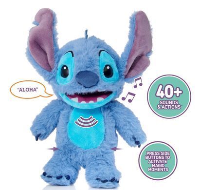 Інтерактивна м'яка іграшка Стіч Disney Stitch Palm Puppetronic by Real FX Wow! Stuff FX DIS-1037