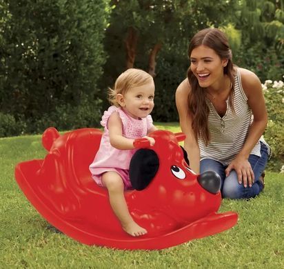 Качеля-качалка Собачка Rockin' Puppy Red Little Tikes 174254 красная