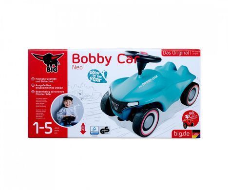 Машинка каталка Bobby Car Neo бирюза Big 56248 от 1 года