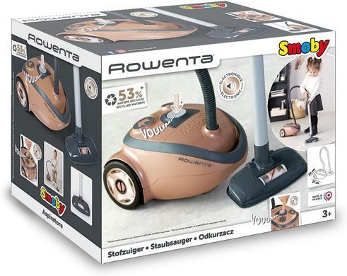 Іграшковий пилосос Ровента Rowenta Vacuum Cleaner Smoby 7600330222 зі звуком