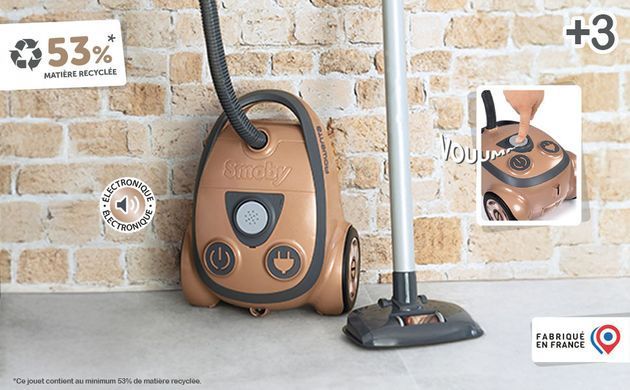 Іграшковий пилосос Ровента Rowenta Vacuum Cleaner Smoby 7600330222 зі звуком