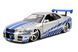 Металлическая машинка 1/24 Fast and Furious 2002 Brian's Nissan Skyline GT-R (BNR34) Jada Toys 9397158314R00